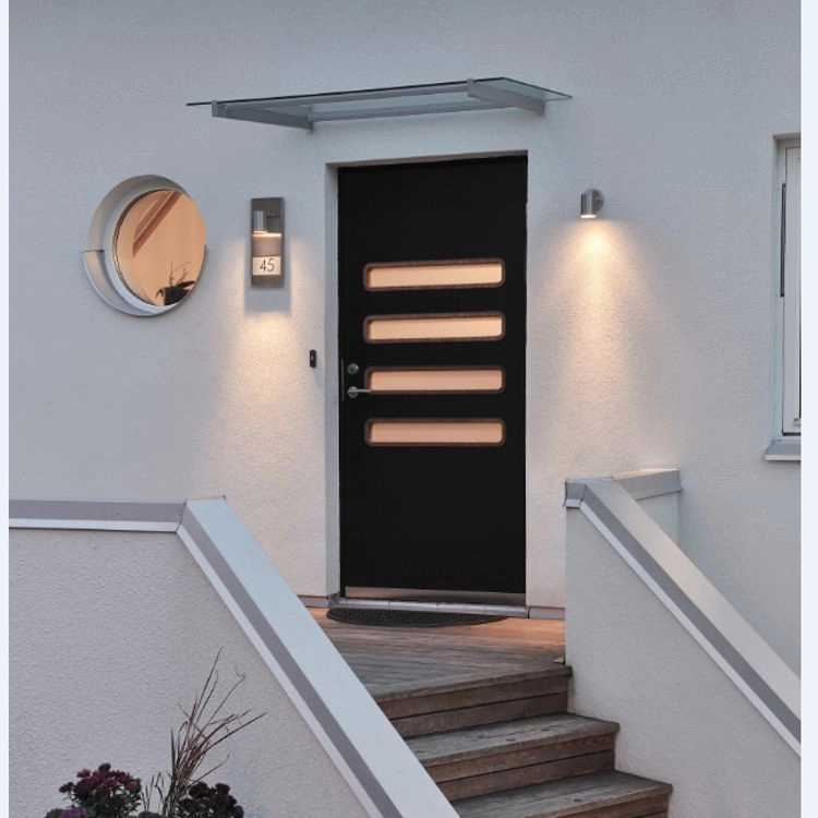 Wandspot Modena Adress zwart met huisnummer KonstSmide 7318307655759
