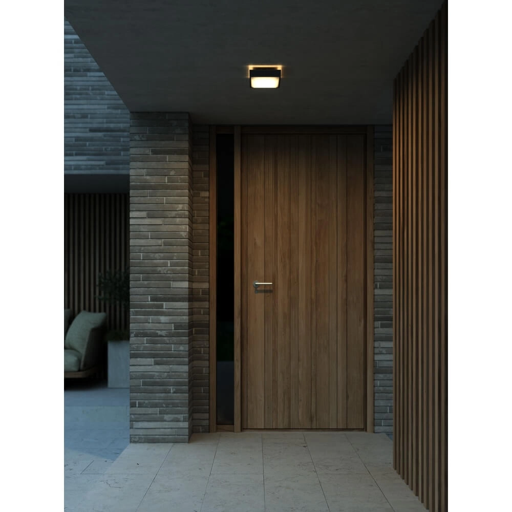 Design wandlamp Oliver zwart vierkant Nordlux 5704924010996