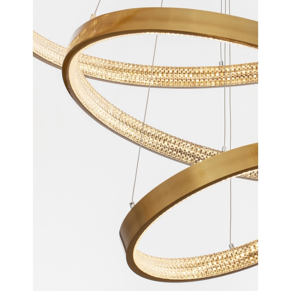 Hanglamp Preston goud Ø 80cm triple Lyora 5212017424112