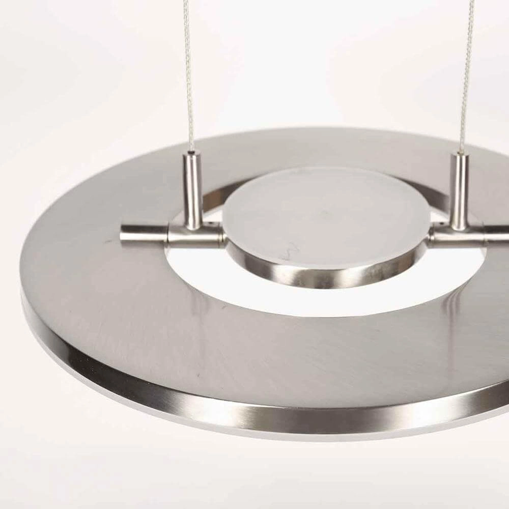 Strakke hanglamp Soleil Ø 32cm grijs Steinhauer 8712746176674