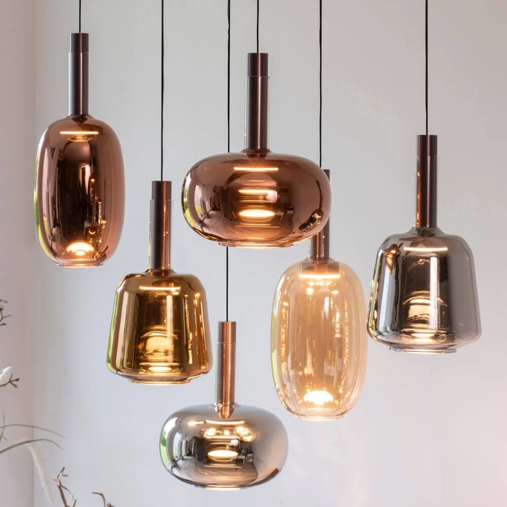 Vrolijke hanglamp Irides 6-lichts recht Paul Neuhaus 4012248383674