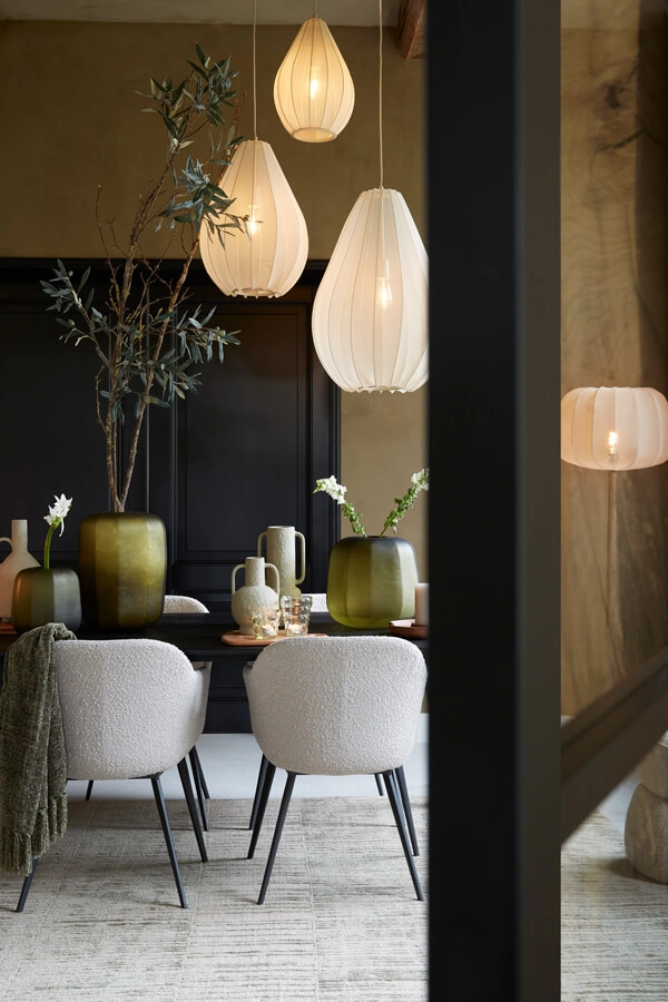 Japandi hanglamp Itela crème Ø 50cm Japandi hanglamp Itela crème Ø 50cm