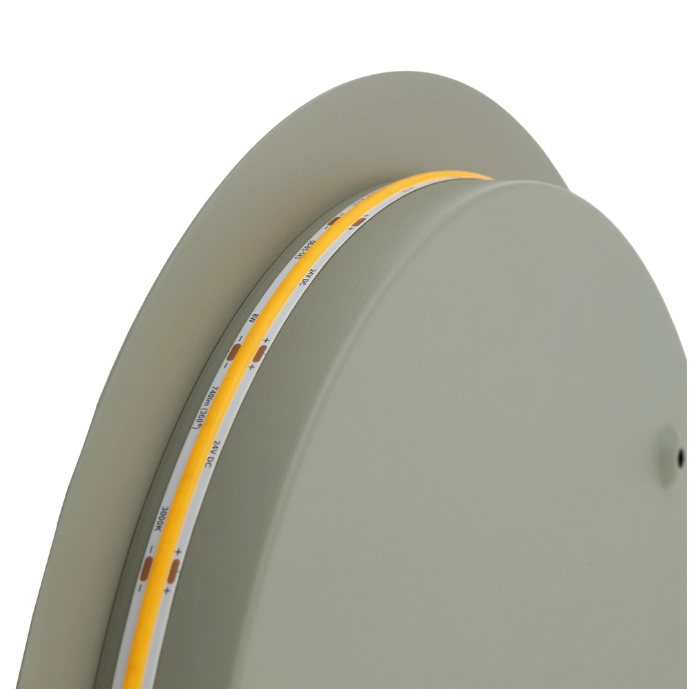 Design wandlamp Ring saliegroen Ø 35cm Lyora 5903139126618