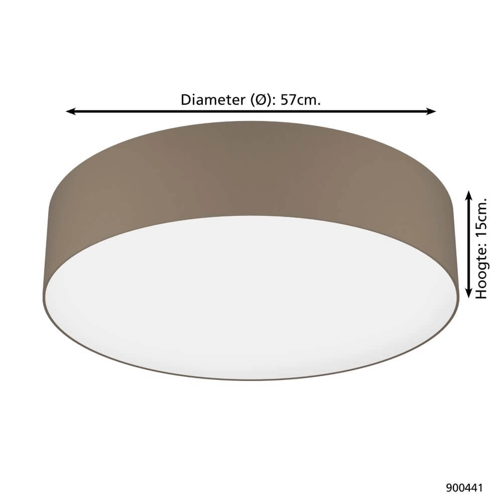 Plafonnière Zigbee Romao-Z taupe Eglo 9008606243921