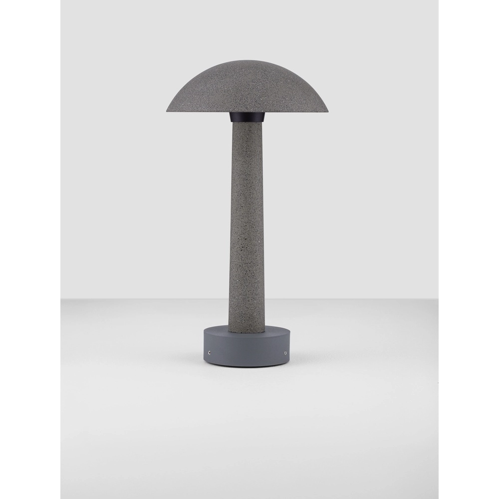 Ronde tuinlamp Tura betongrijs 35cm Lyora 5212017454638