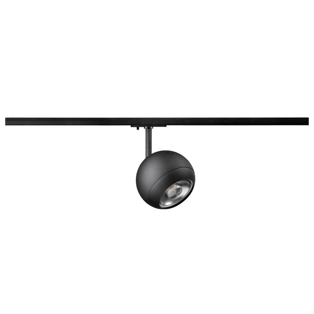 Spot voor rail Light Eye 150 zwart Ø 15cm 1-fase SLV 4024163295444