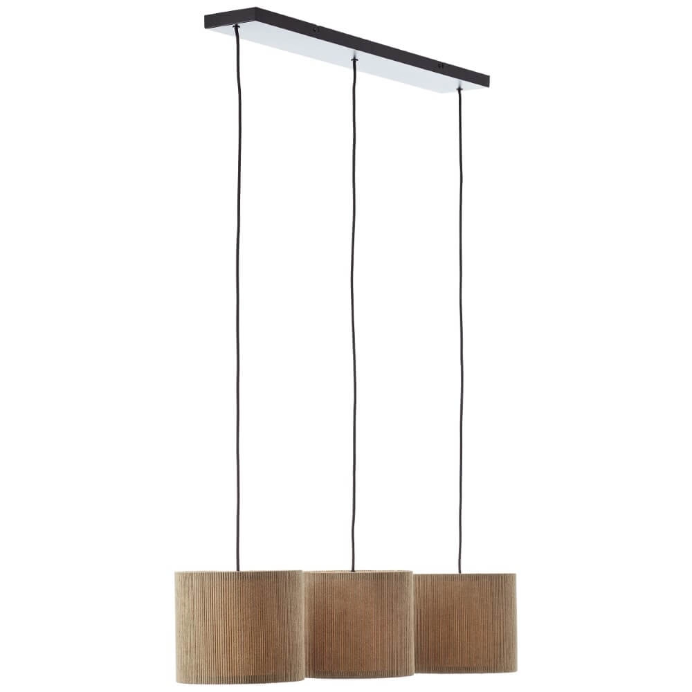 3-lichts hanglamp Tony grijs design Brilliant 4004353446313