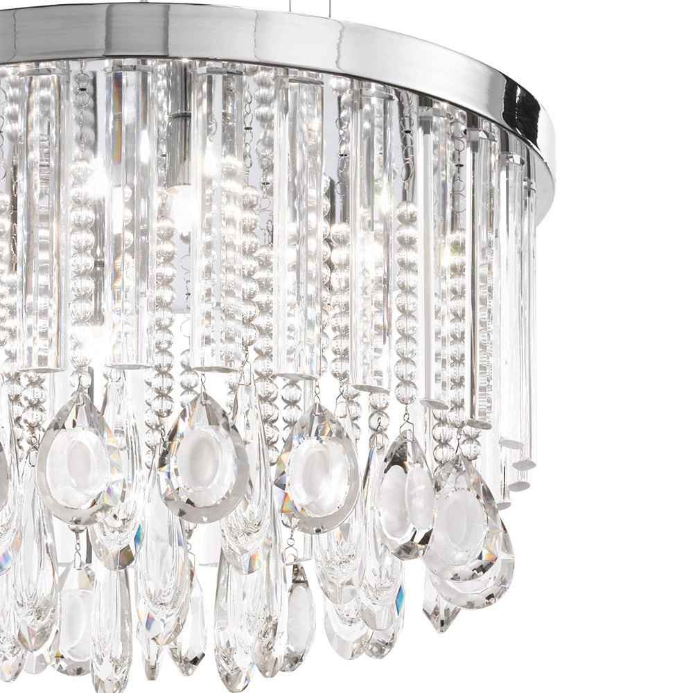 Hanglamp Calaonda 50cm 7-lichts met kristal Stars of Light 9002759934255