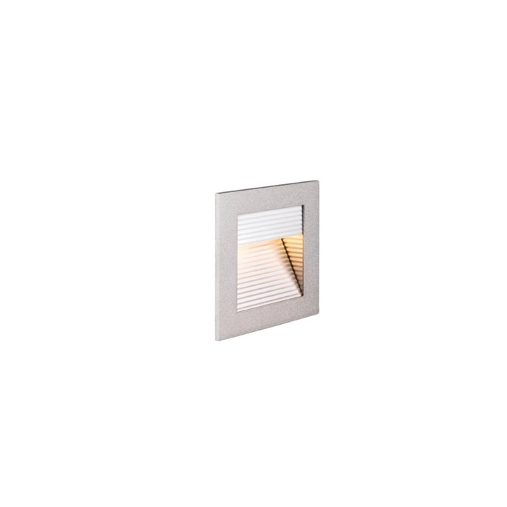 Wandlamp inbouw Frame Led Down 9cm metaalgrijs