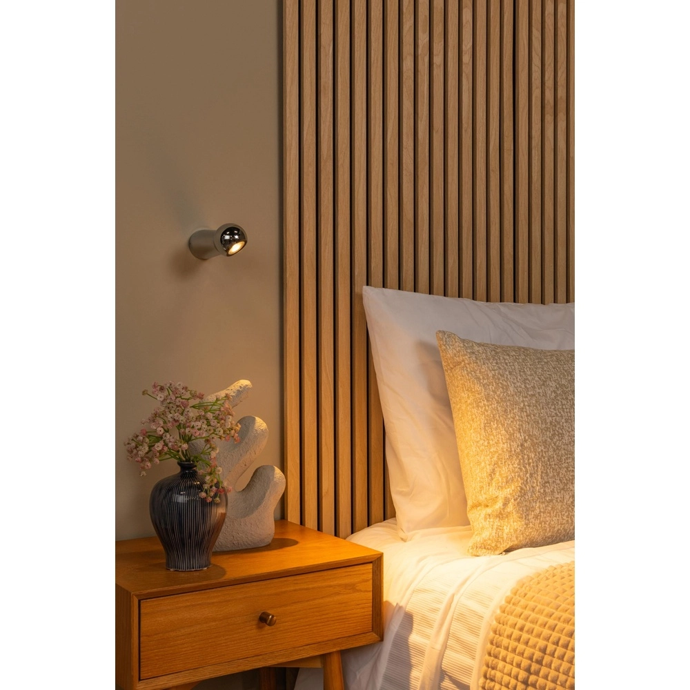 Badkamer wandlamp Ipsos chroom IP54 Lucide 5411212333995