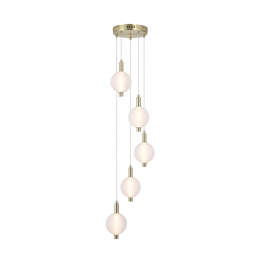 Design hanglamp Luminique 5-lichts Design hanglamp Luminique 5-lichts