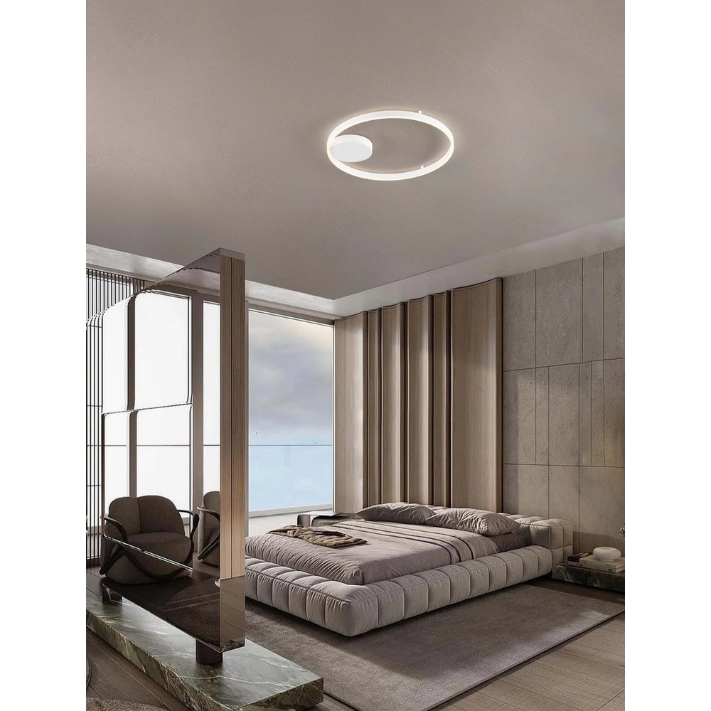 Plafondlamp Hedra rond Ø 60cm wit Lyora 5212017448873