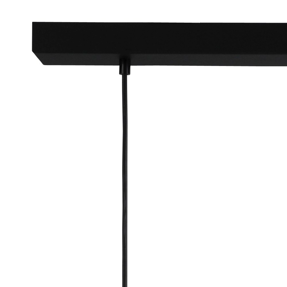 Witte vintage eetkamer lamp Industria 3x25 3-lichts met zwart Masterlight 8718121230788