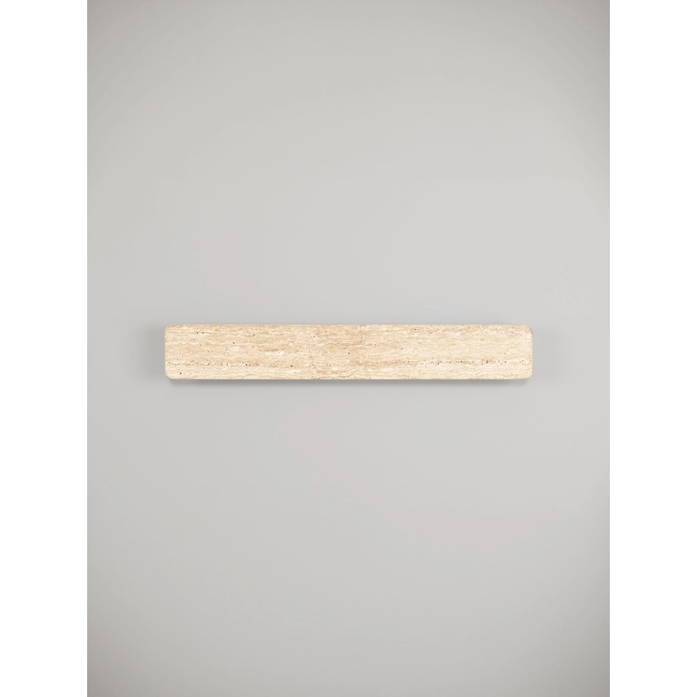 Strakke wandlamp Alyssa zand bruin Lyora 5212017495860