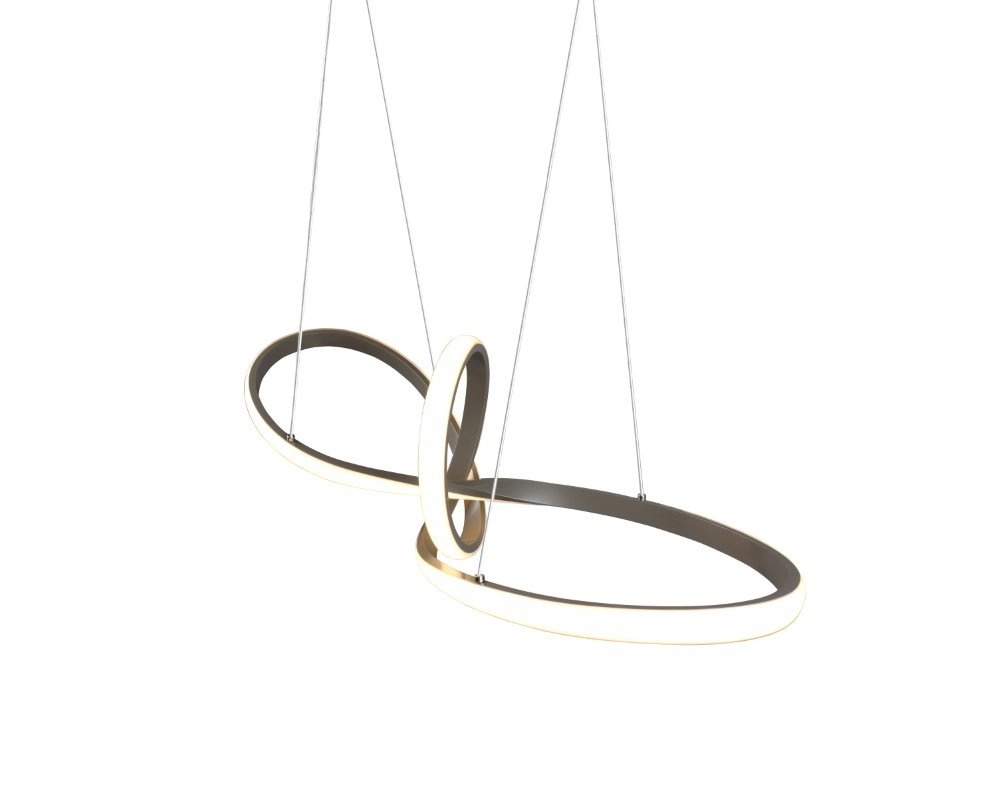 Design hanglamp Sansa grijs Trio 4017807488692