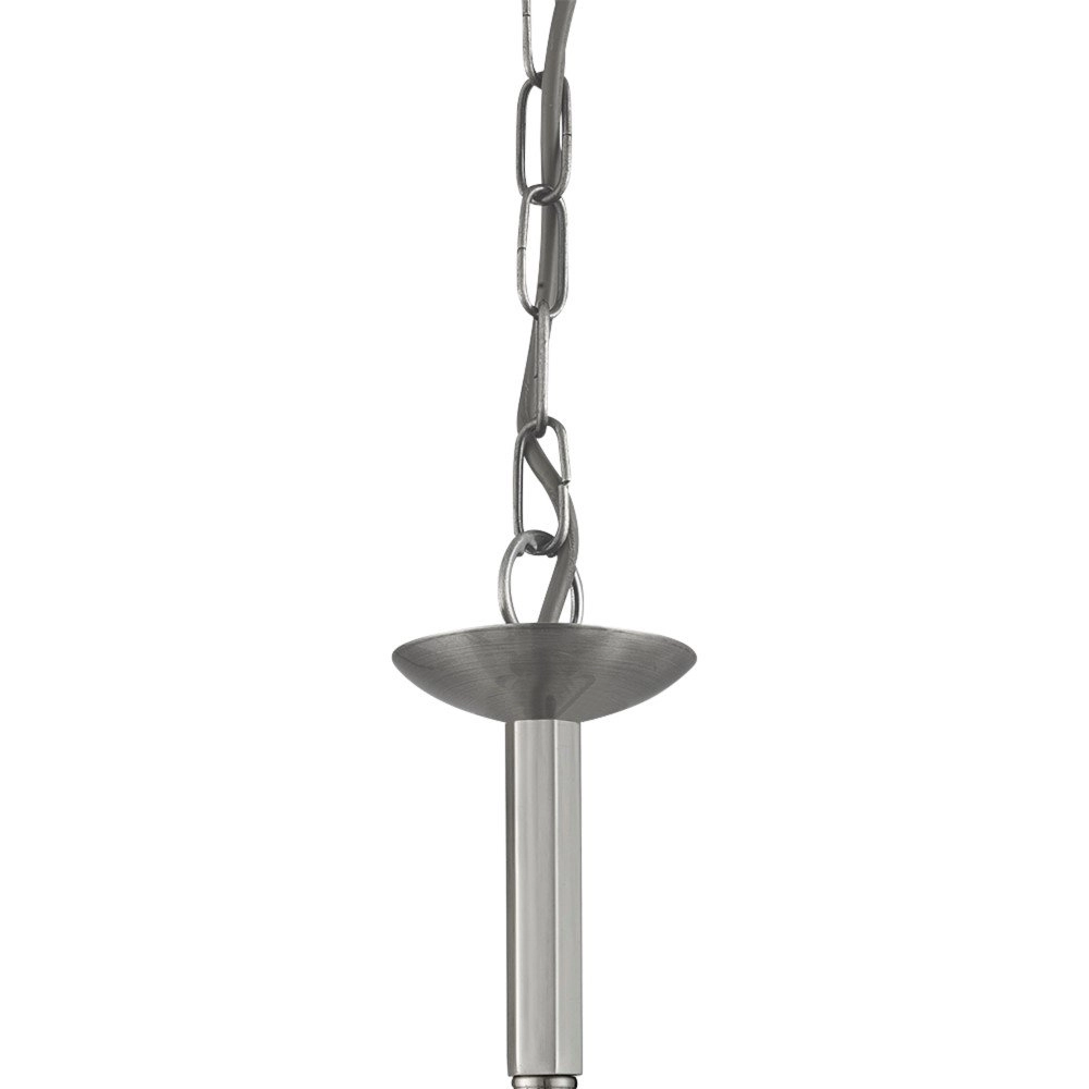 Landelijke kroonluchter Richmond 8-lichts 65cm mat zilver Searchlight 5053423056470