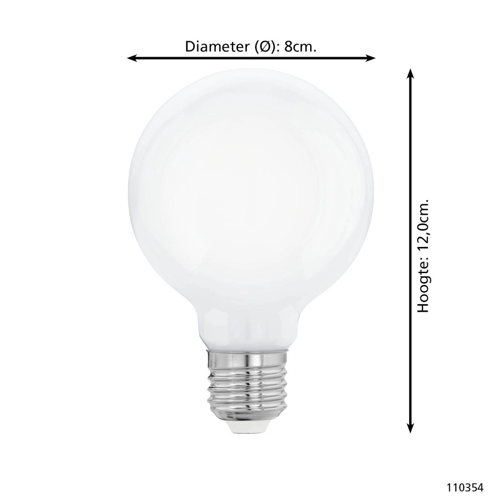 Led lampenbol Zigbee E27 7,5W - 806lm - 3000K - G80 Eglo 9008606362066