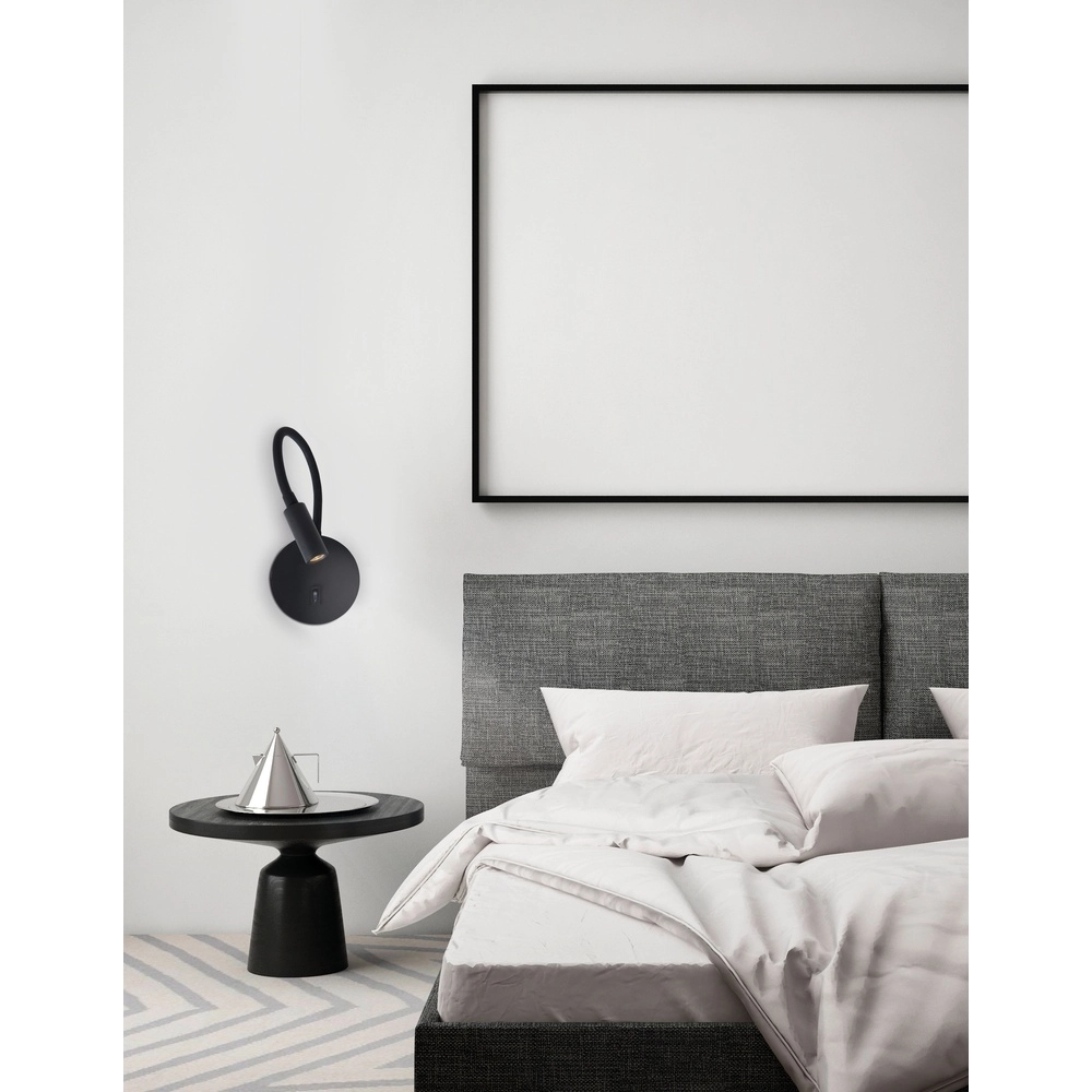 Leeslampje Jaco zwart Lyora 5212017410962