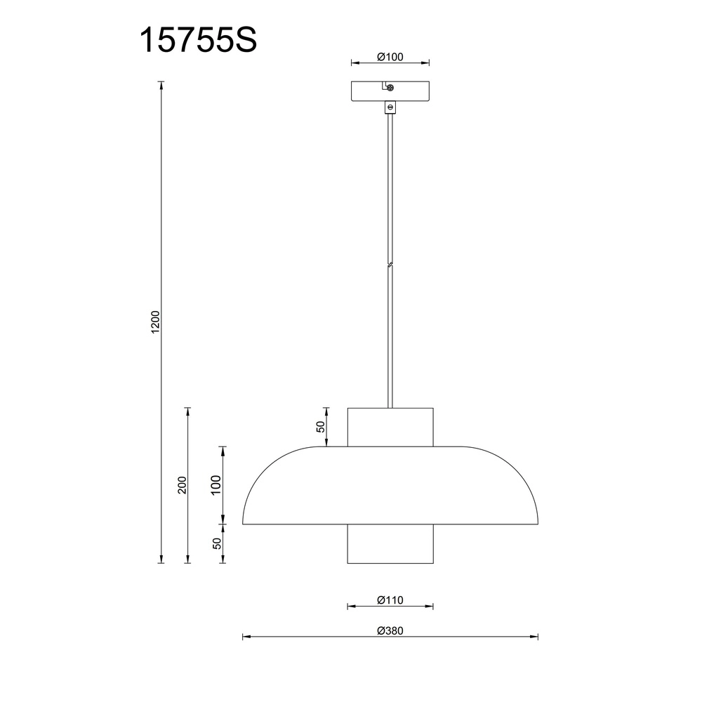 Moderne hanglamp Lowe zwart Ø 38cm Globo 9007371509164