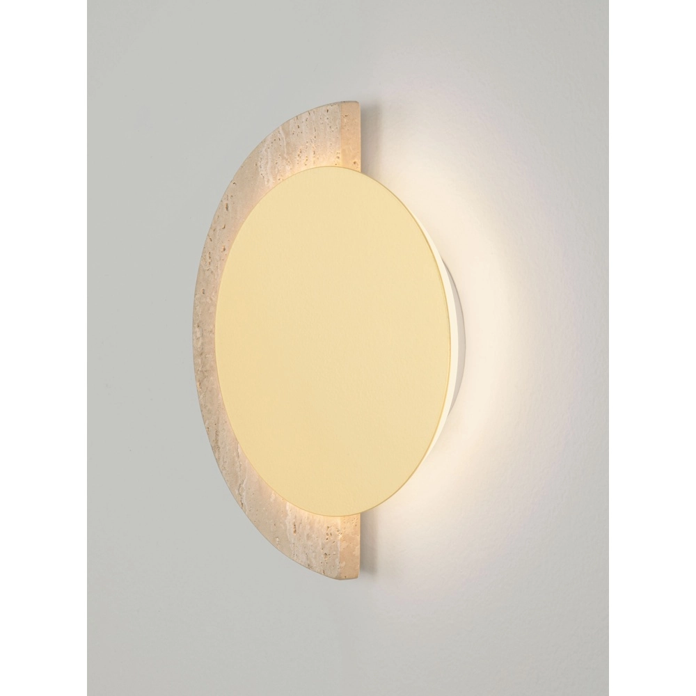 Design wandlamp Molli travertin Ø 17cm Lyora 5212063501300