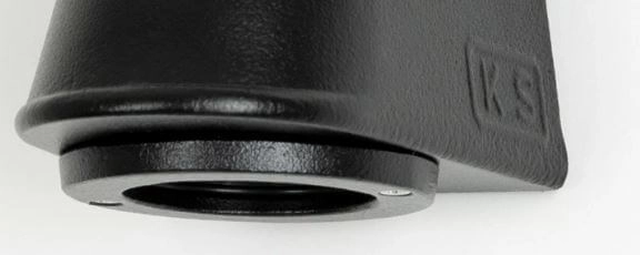 Mat zwarte wandspot Offshore KS Verlichting 8714732650540