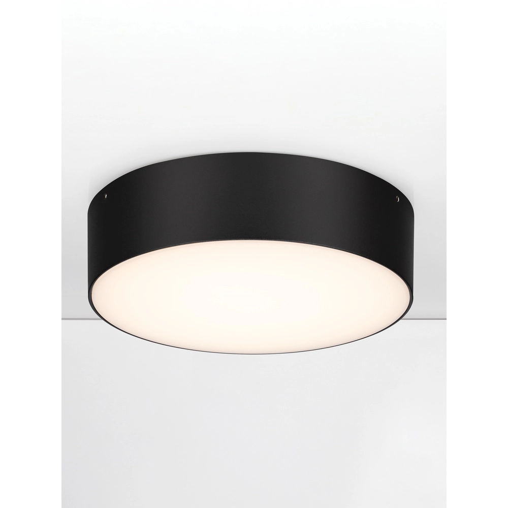 Ronde plafondlamp Judi Ø 21cm antraciet