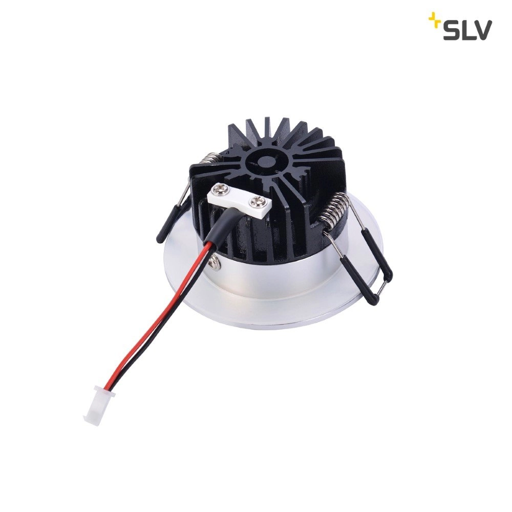 Ronde inbouwspot Patta 8cm - 7,3w - 1800-3000K metaalgrijs SLV 4024163222877