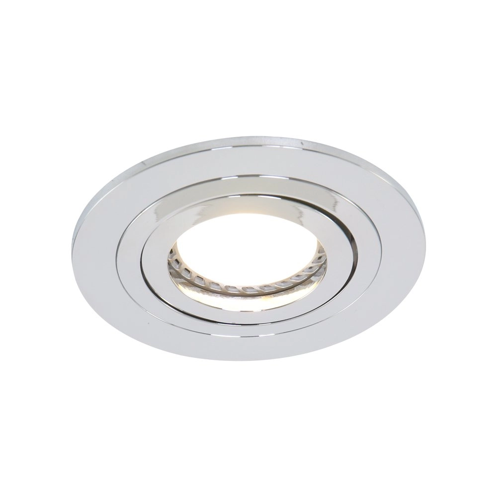 Inbouwspot Round 10cm metaalgrijs Inbouwspot Round 10cm metaalgrijs