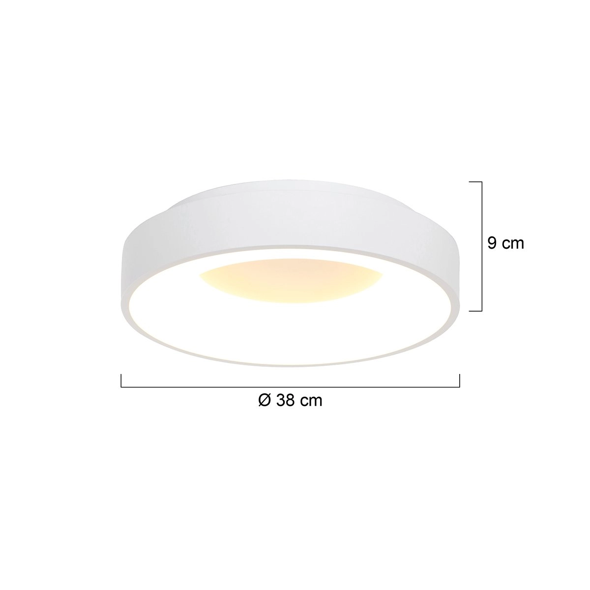 Led plafonnière Ringlede Ø 38cm Steinhauer 8712746131239