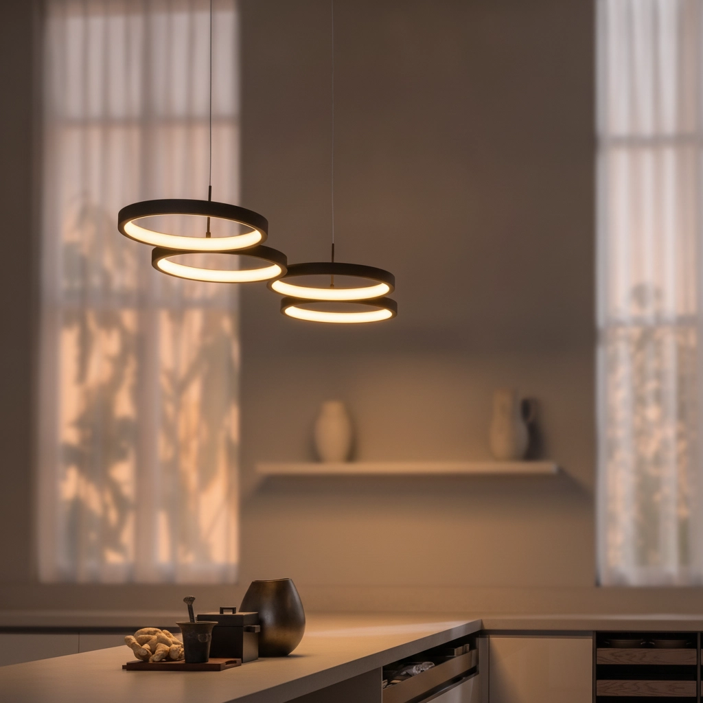 Moderne hanglamp Magnus zwart 84cm