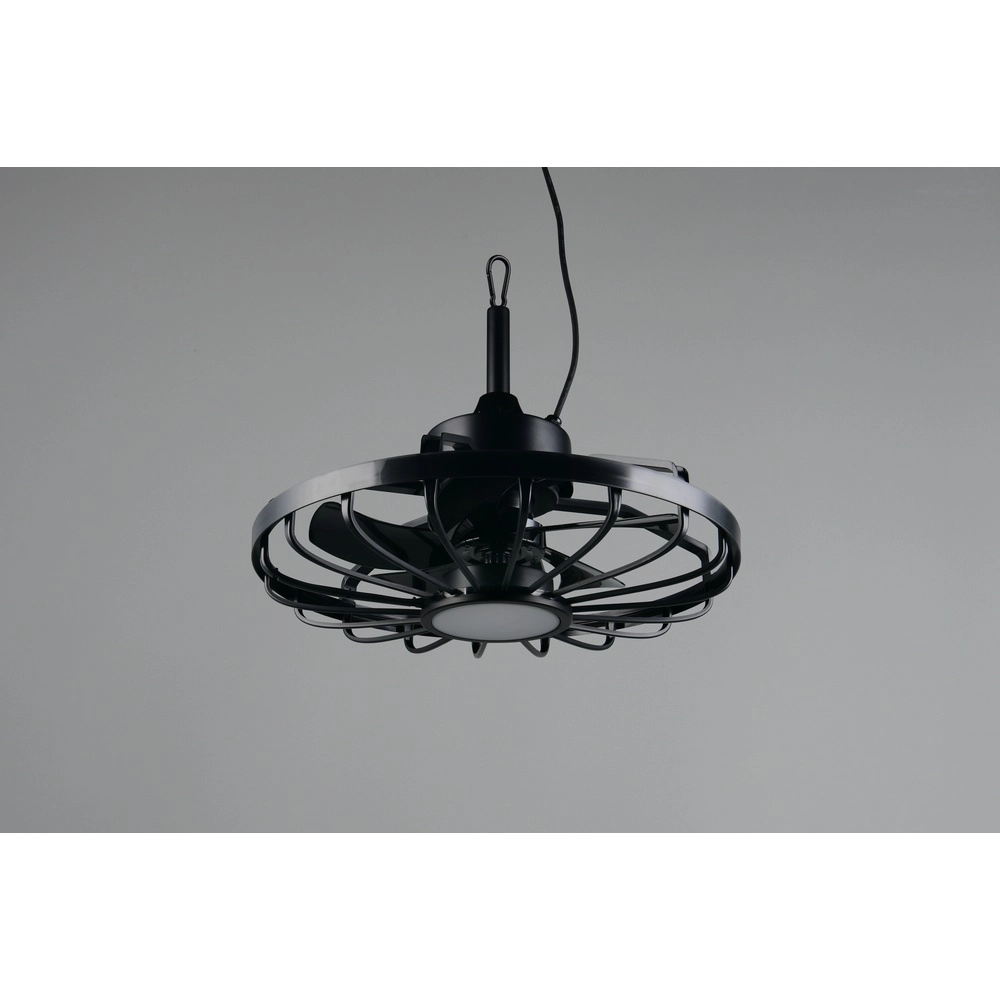 Zwarte ventilator Oslo Ø 51cm Trio 4017807689136