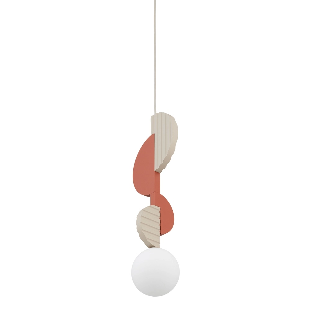 Unieke hanglamp Drops Color terracotta Lyora 5903139111942