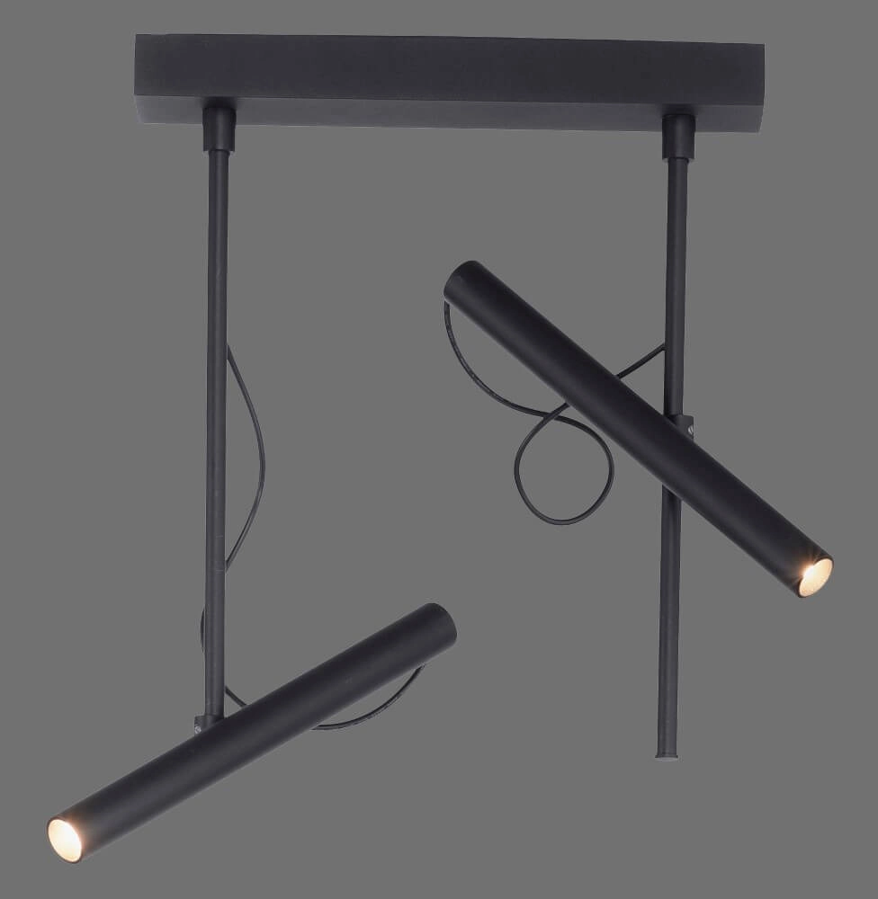 Design plafonlamp Pure Tutua zwart Paul Neuhaus 4012248365533