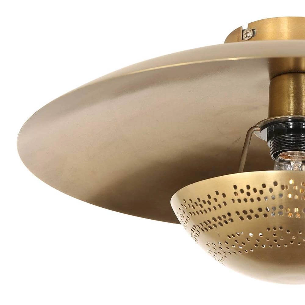Ronde plafondlamp Brass brons Steinhauer 8712746171662