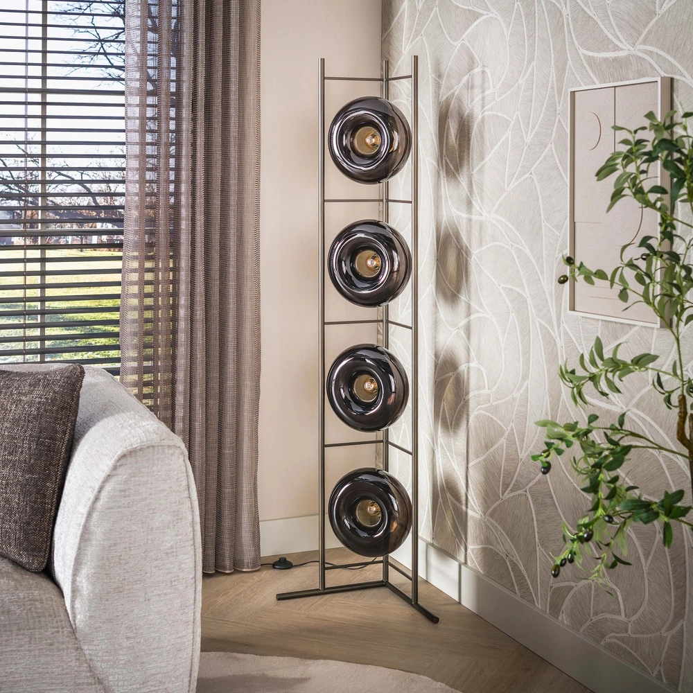 Moderne vloerlamp Soll sienna bruin Lyora 8716803514713