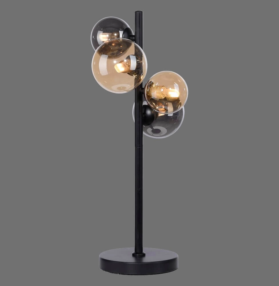 Zwarte tafellamp Popsicle design Paul Neuhaus 4012248375525