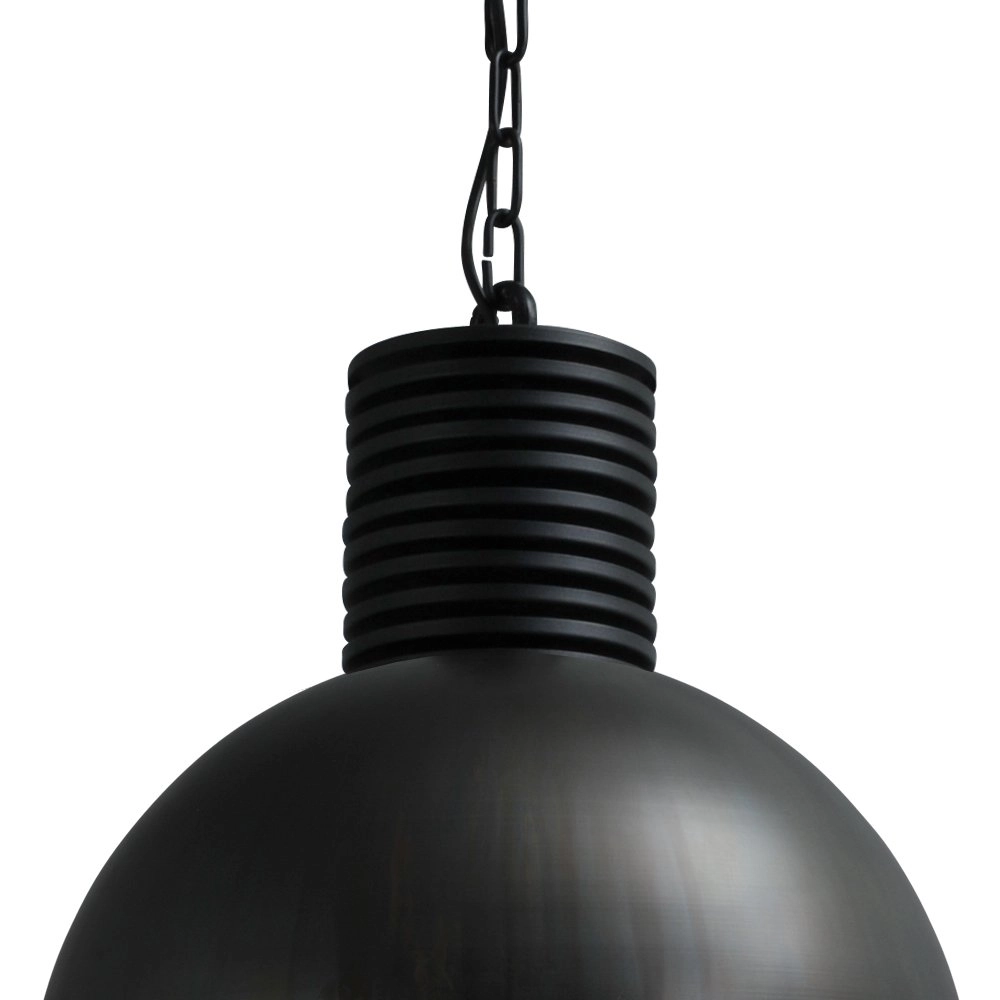 Zwarte industrielamp Industria Gunmetal 40 Masterlight 8718121144092