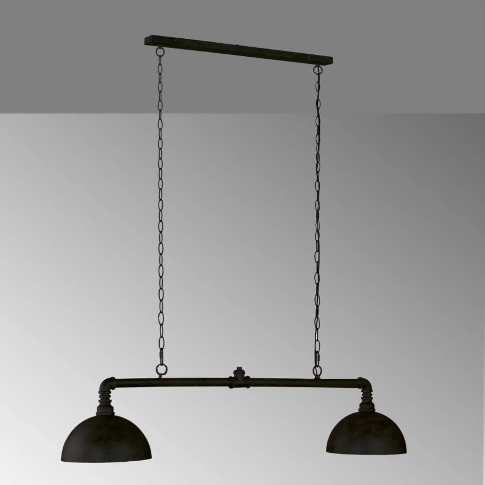 Industriële hanglamp Leitung 2-lichts Fischer & Honsel 4003694606479