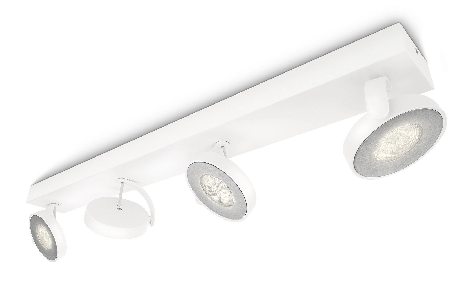 Plafondspots Clockwork 4-lichts 2700K wit