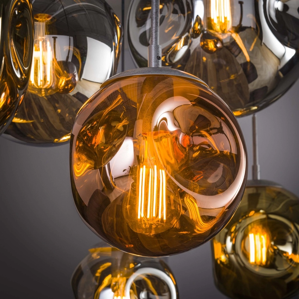 7-lichts hanglamp Stellar gekleurde bollen Lyora 8716803511682