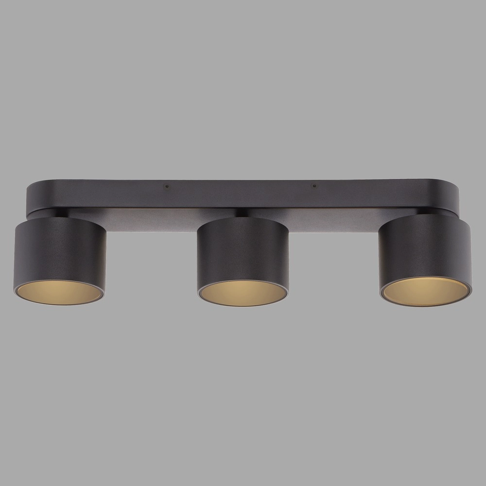 3L Led opbouwspot Pure Cup black pearl