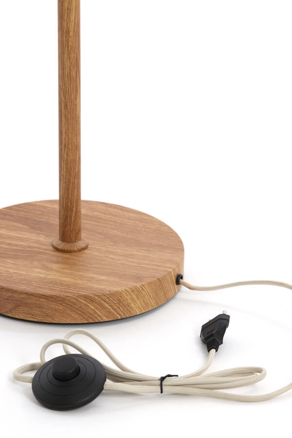 Vloerlamp Dania lichte hout print Light & Living 8717807710057