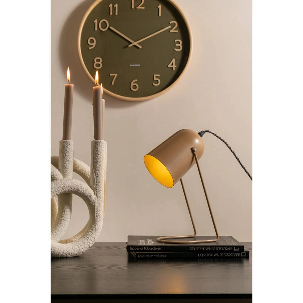 Wandklok Pure wood groen - Ø 40cm Karlsson 8714302710209