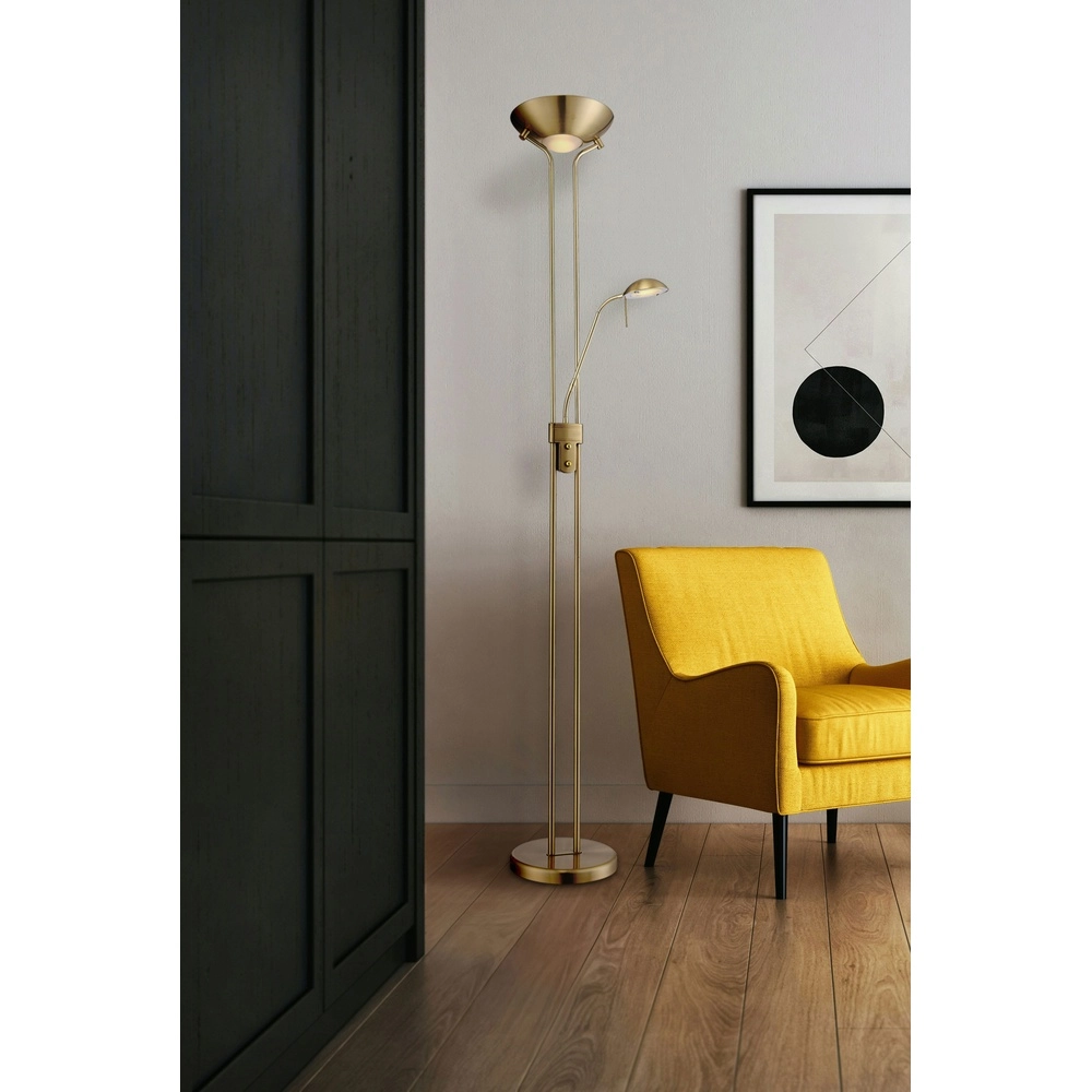 Klassieke leeslamp Leonas goud Globo 9007371256617