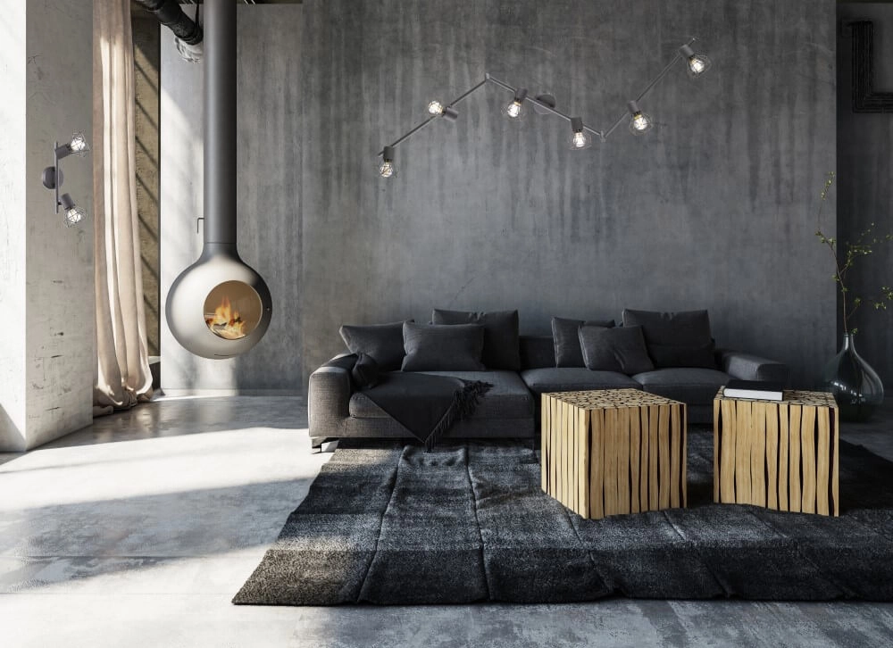 Trendy plafondspot Ran 2-lichts Fischer & Honsel 4001133222655