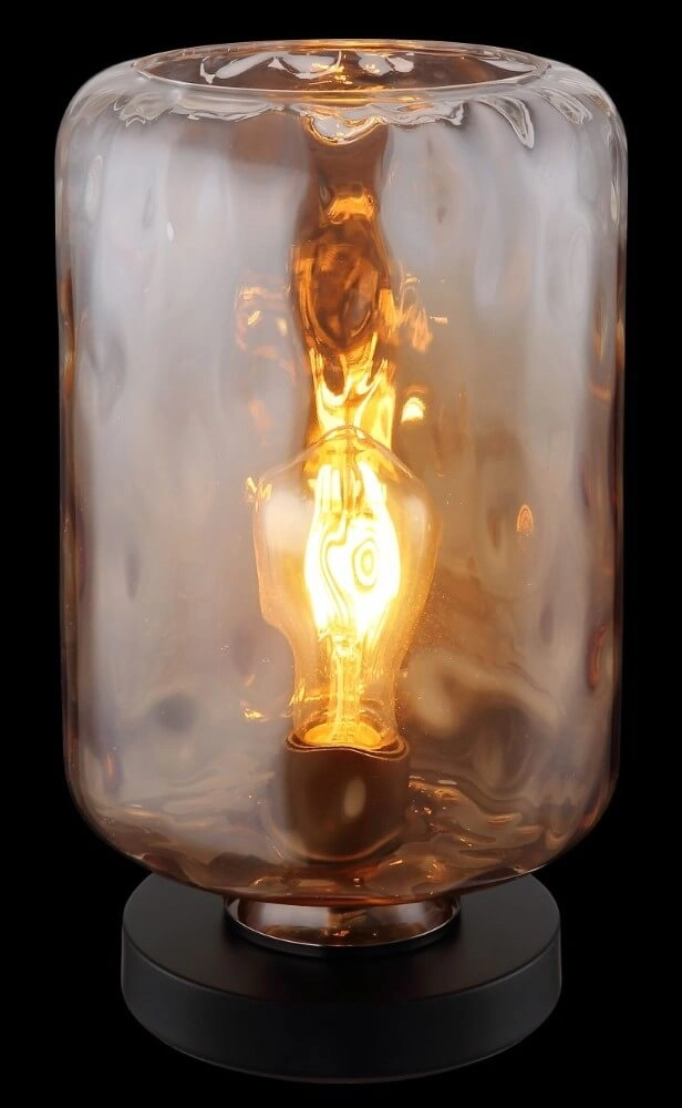 Design tafellamp Darina amber glas Globo 9007371455522