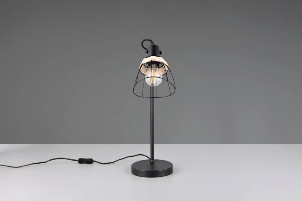 Zwarte tafellamp Jerome design Trio 4017807637724