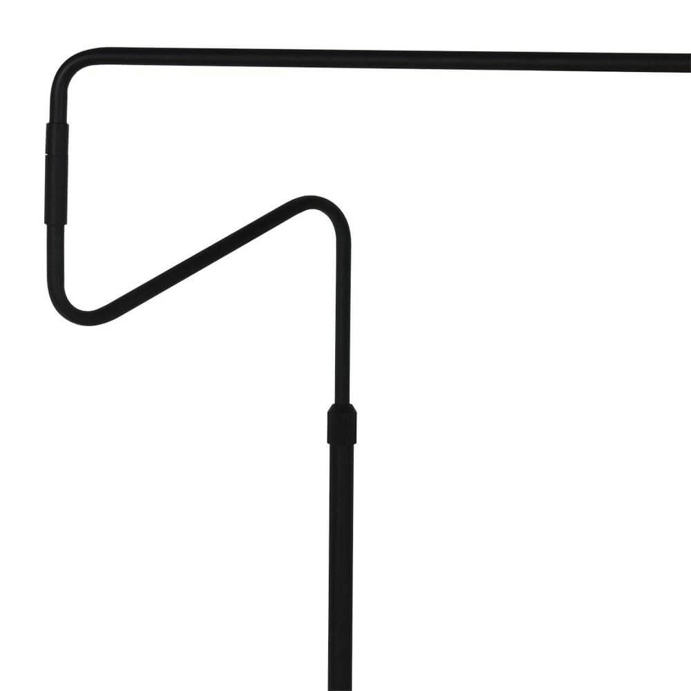 Vloerlamp Lindstrom zwart met kap lichtblauw Steinhauer 8712746175240