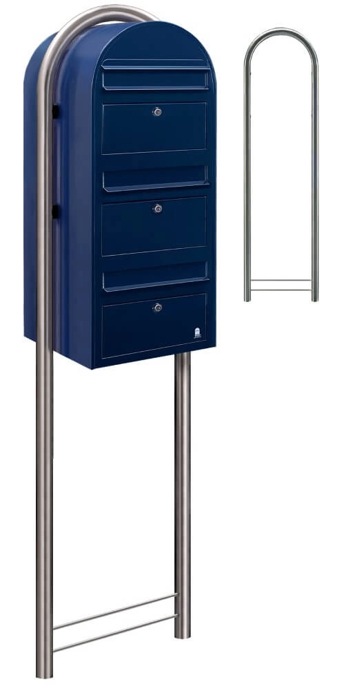 Brievenbus Trio 5003 Donkerblauw Bobi 6417237015099