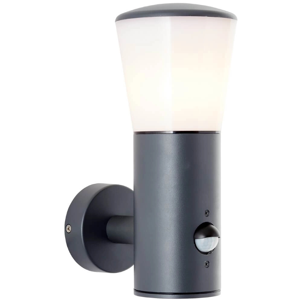 Strakke buitenlamp Cliffi met sensor